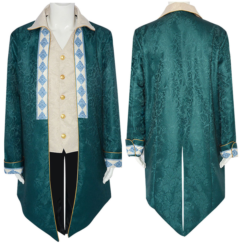 Hallowen Mittelalterlicher Smoking Cosplay Herren Kostüm Outfits Halloween Karneval Anzug