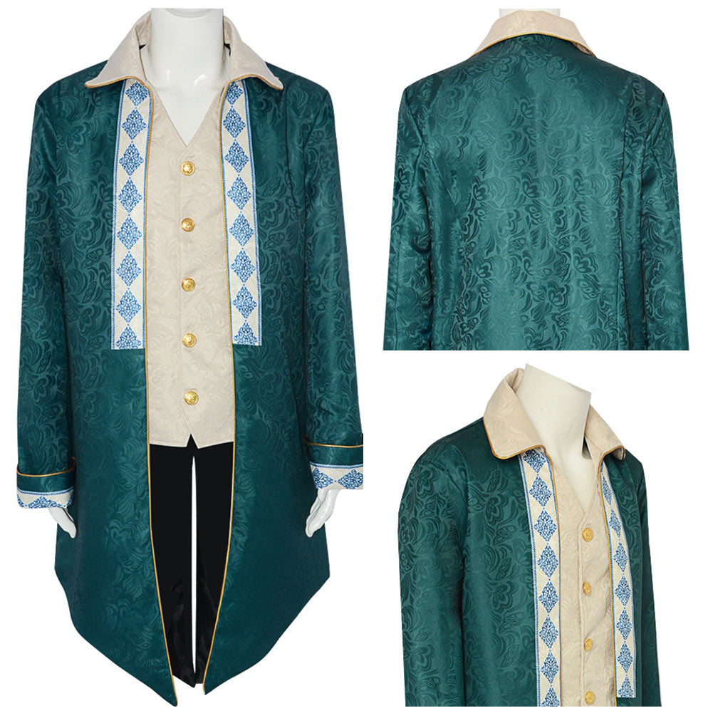 Hallowen Mittelalterlicher Smoking Cosplay Herren Kostüm Outfits Halloween Karneval Anzug