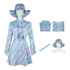 Damen Kurzarm Sommerkleider Outfits mit Hut Freizeitkleid Erwachsene Damen-Strandkleid