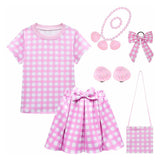 Kinder Mädchen rosa Kostüm Outfits Halloween Karneval Party Anzug