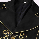 Herren Mittelalterlich Steampunk Smoking Gothic Vintage Renaissance Jacken Viktorianisch Halloween Cosplay Kostüm Karneval Party Mäntel