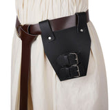 Mittelalterliche Ritter Gürtel Holster Schwert Frosch Leder Scheide Halter Larp Samurai Katana Kostüm Zubehör Halloween Requisiten