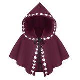 Halloween Mittelalterliche Kapuze Kurzmantel Umhang  Halloween Karneval Outfits