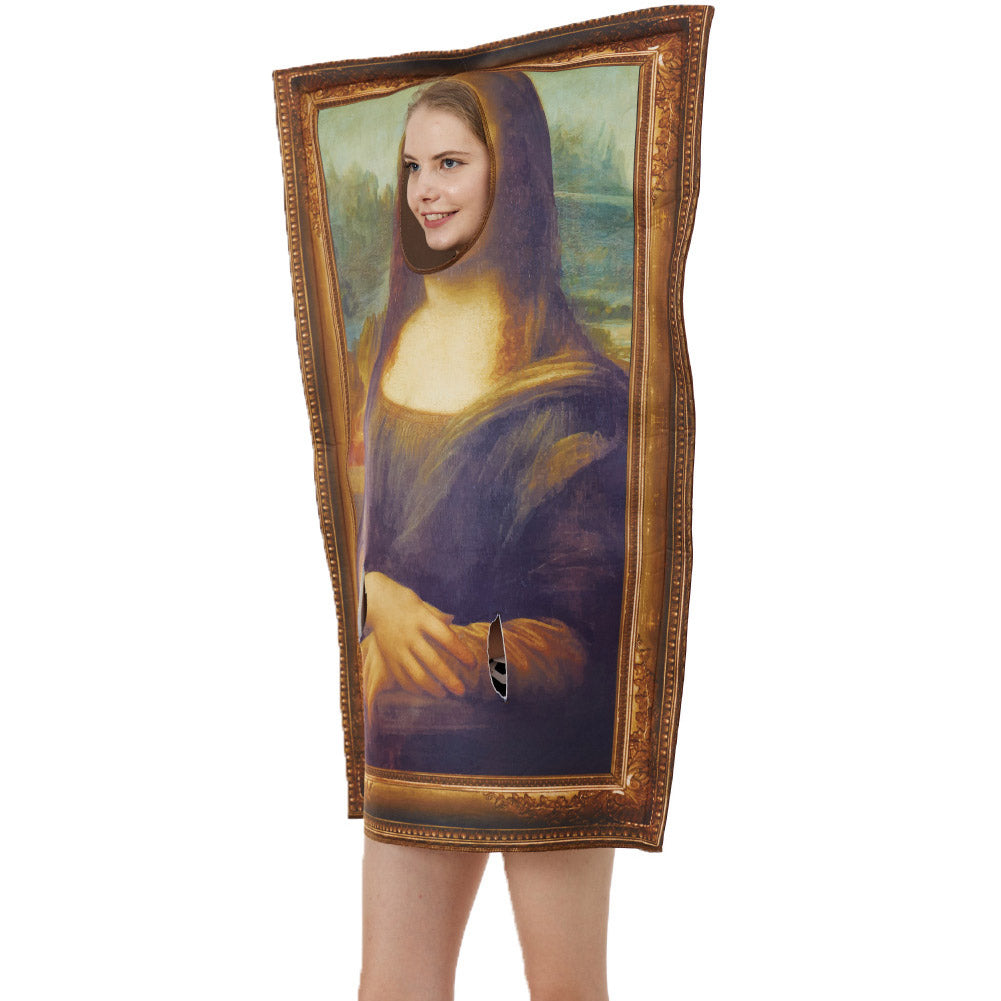 Mona Lisa Schaum Kostüm für Erwachsene Faschingkostüme Mottoparty Einheitsgröße