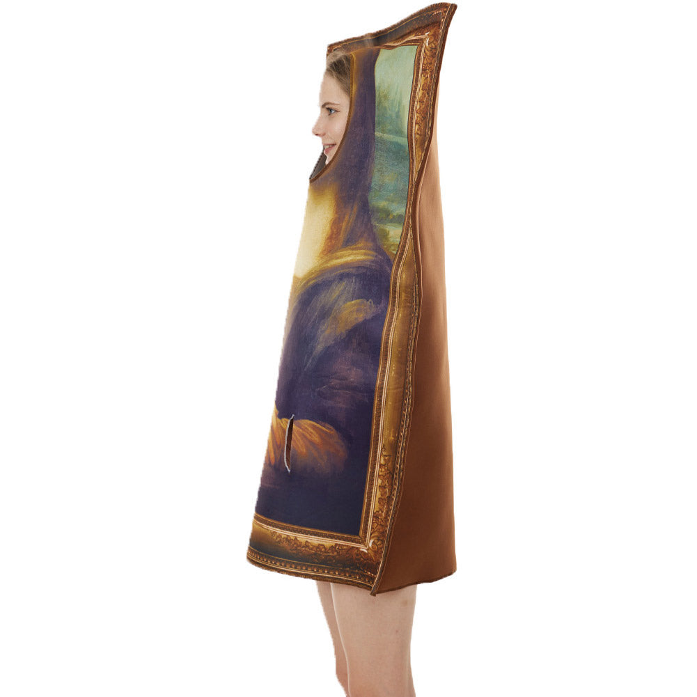 Mona Lisa Schaum Kostüm für Erwachsene Faschingkostüme Mottoparty Einheitsgröße