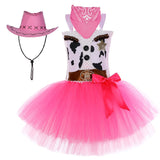 Kinder Kuh Mädchen Cosplay Kostüm Tutu Kleid Outfits Fantasia Halloween Karneval Party 