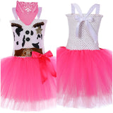 Kinder Kuh Mädchen Cosplay Kostüm Tutu Kleid Outfits Fantasia Halloween Karneval Party 
