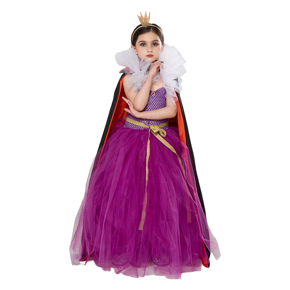 Kinder Mädchen Evil Queen Cosplay Kostüm Outfits Halloween Karneval Party tutu  Anzug