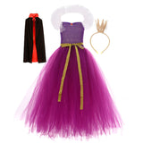 Kinder Mädchen Evil Queen Cosplay Kostüm Outfits Halloween Karneval Party tutu  Anzug