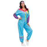 80er Jahre Disco Kostüme Erwachsene Damen Karneval Party Halloween Kostüm
