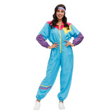 80er Jahre Disco Kostüme Erwachsene Damen Karneval Party Halloween Kostüm