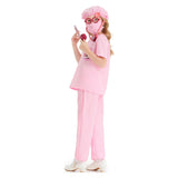 Kinder Doktor Cosplay Kostüm  Rosa Kleidung Outfits Halloween Karneval Party Verkleidung Anzug
