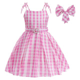 Kinder Mädchen rosa Kleid Outfits Sommer