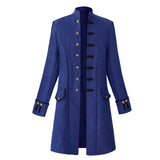 Mittelalterliche Vintage Stehkragen Jacquard Jacke Cosplay Kostüm Halloween Karneval Party Verkleidung Anzug