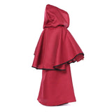 Kinder Mittelalterlich Umhang Hooded Cape mittelalterliche Karneval Halloween Kapuzenumhang