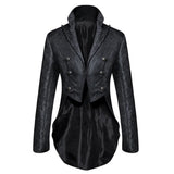 Gothic Victorian Tailcoat Herren Jacket Steampunk Medieval Cosplay Kostüm