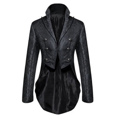 Gothic Victorian Tailcoat Herren Jacket Steampunk Medieval Cosplay Kostüm