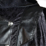 Mittelalterliche Mantel Steampunk Hooded Halloween Jacke Cosplay Kostüme für Herren
