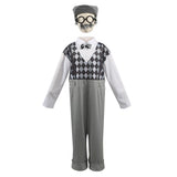 Kinder Großvater Cosplay Kostüm Outfits Halloween Karneval Anzug