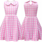 Kinder Mädchen rosa Sommer Strand Kleid Cosplay Kostüm Kleid Outfits Party Anzug