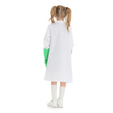 Kinder Mädchen Wissenschaftler Geek Cosplay Kostüm Outfits Halloween Karneval Anzug