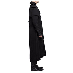 Herren Steampunk Jacke Vintage Samt Frack Gothic Mantel Viktorianisch Uniform Halloween Kostüm