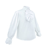 Mittelalter Renaissance Spitze Kragen Spitze Ärmel unisex Hemd Cosplay Kostüm Outfits Halloween Karneval Party 