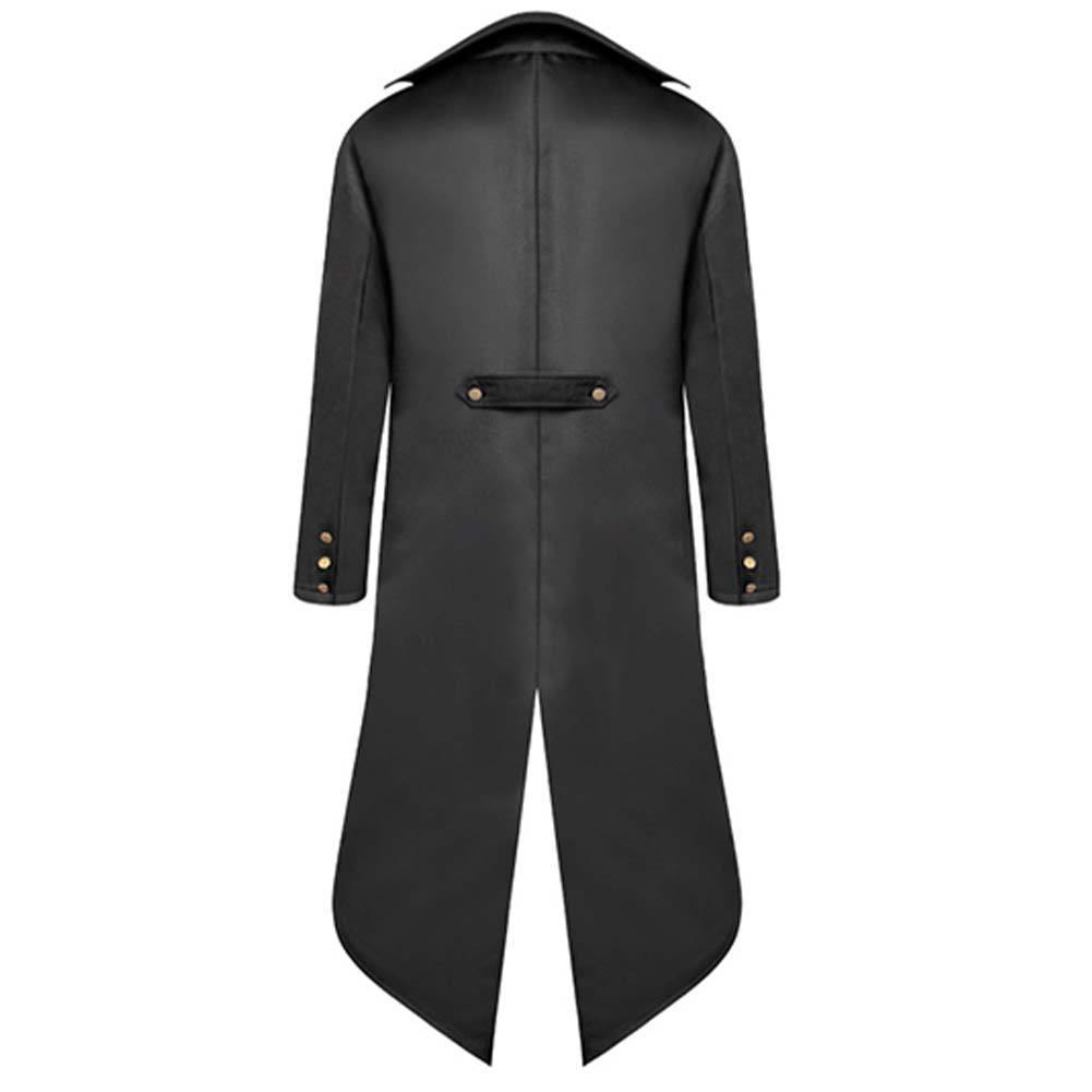 Herren Mittelalter Langarm gotisch Viktorianischen Jacke Blazer Steampunk Herren Smokingmantel Cosplay Kostüme für Karneval - Karnevalkostüme