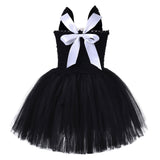 Kinder Mädchen Cartoon Katze Cosplay Kostüm Kleid Halloween Karneval Party Verkleidung Anzug