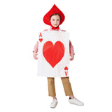 Kinder Poker Kingdom Red Heart Poker Guard Cosplay Kostüm Outfits Halloween Karneval Anzug