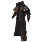 Mittelalterliche Herren Mantel Langarm gotisch Steampunk Hooded Regenmantel Kostüme Halloween Karneval Kostüm - Karnevalkostüme