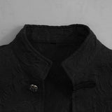 Mittelalterliche Vintage Stehkragen Jacquard Jacke Cosplay Kostüm Halloween Karneval Party Verkleidung Anzug