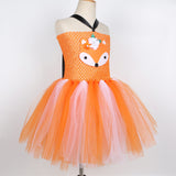 Kinder Mädchen Fuchs Cosplay Kostüm Nesh Tutu Kleid OutfitsHalloween Karneval Anzug