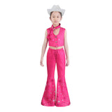 Kinder rosa Cosplay Kostüm Outfits Halloween Karneval Party Anzug