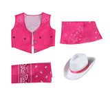 Kinder rosa Cosplay Kostüm Outfits Halloween Karneval Party Anzug