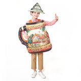 Kinder 3D Bierkrug Cosplay Kostüm Kleidung Halloween Karnevalskostüm