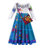 Kinder Encanto Mirabel Cosplay Kostüme Outfits Halloween Karneval Kleid