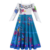 Kinder Encanto Mirabel Cosplay Kostüme Outfits Halloween Karneval Kleid