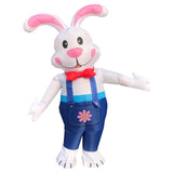 Easter Ostern Bunny Hase Kartoon Aufblasbare Fettkostüm Cosplay für Erwachsene - Karnevalkostüme