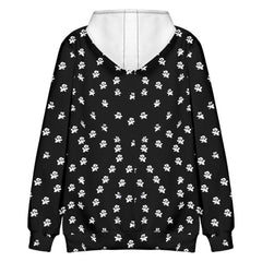 Wednesday Addams  Cosplay Hoodie 3D Druck Sweatshirt mit Kapuze Damen Streetwear Pullover