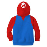 Kinder Super Mario Mario Cosplay Hoodie 3D Druck Sweatshirt mit Kapuze Kinder Streetwear Pullover