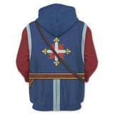 Medieval Musketeer 3D Druck Hoodie unisex Streetwear Pullover Jacke