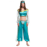 Aladdin Prinzessin Jasmine Kostüm Themenparty Damen Karneval Faschingkostüm