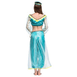 Aladdin Prinzessin Jasmine Cosplay Kostüm NEU Version Themenparty Damen Karneval Faschingkostüm - Karnevalkostüme