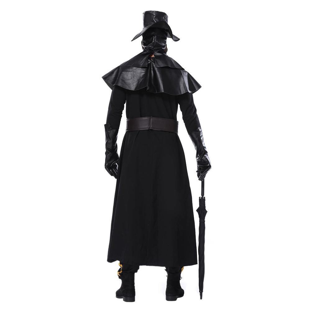 Pestarzt Pestdoktor Doctor Schnabel Maske Kostüm Cosplay Kostüm Set - Karnevalkostüme