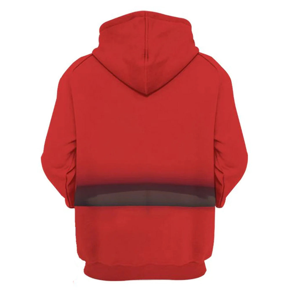 Super Mario Shy Guy Cosplay Hoodie 3D Druck Hooded Sweatshirt Herren Streetwear Pullover