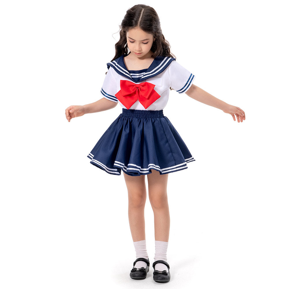 Kinder Mädchen Schuluniform täglich Uniform
