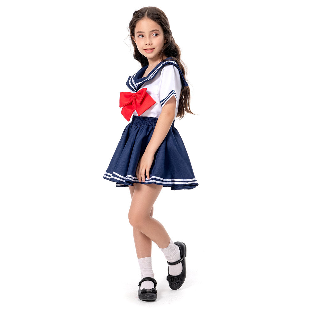 Kinder Mädchen Schuluniform täglich Uniform