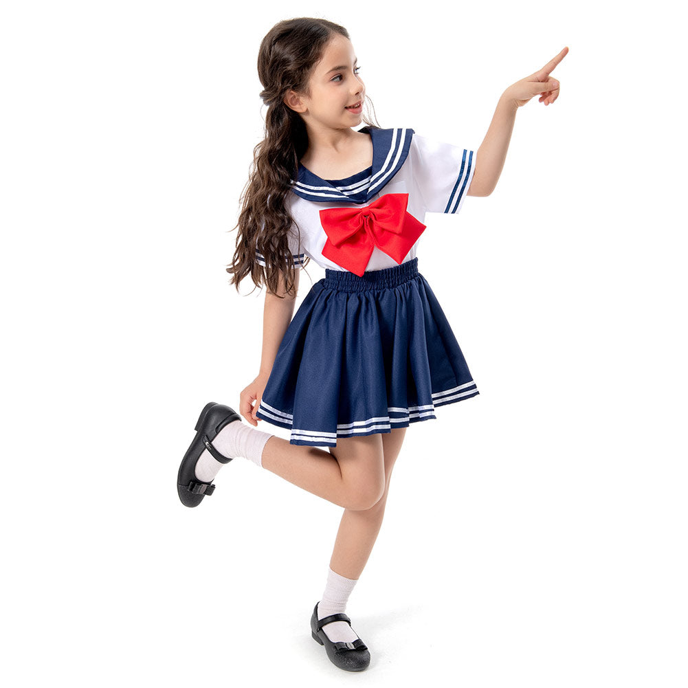 Kinder Mädchen Schuluniform täglich Uniform