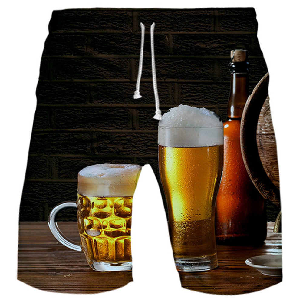 Bier Beer Day Oktoberfest Cosplay Shorts Hose 3D Druck Sommer Shorts
